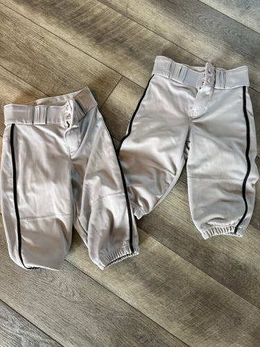 Gray Men's Small Youth Champro Game Pants (Used)