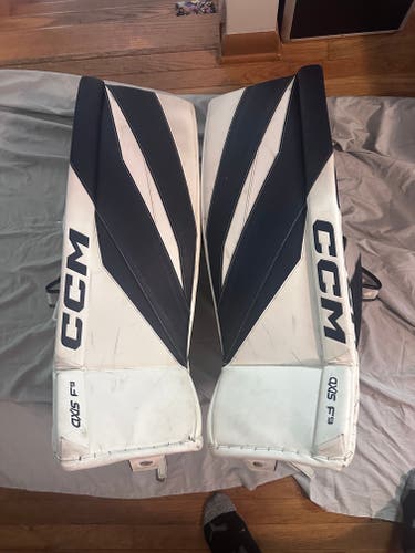33+1 CCM Axis F9 Goalie Leg Pads (Used)