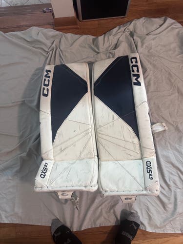 31"+1 CCM Axis 2.9 Goalie Leg Pads (Used)