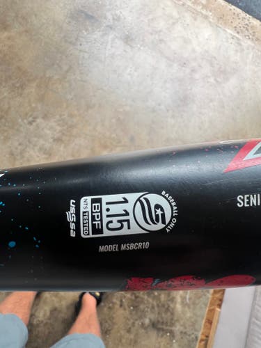 2025 Marucci Rckless Alloy USSSA Certified Bat (-10) 18 oz 28" (Used)