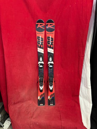 Jr Skis: Kid's Rossignol 110 cm All Mountain Skis With Bindings (Used)