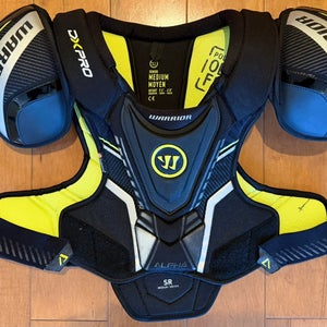 Warrior Alpha DX Pro Ice Hockey Shoulder Pads - Senior Medium (SR M) - Worn Once (Used)