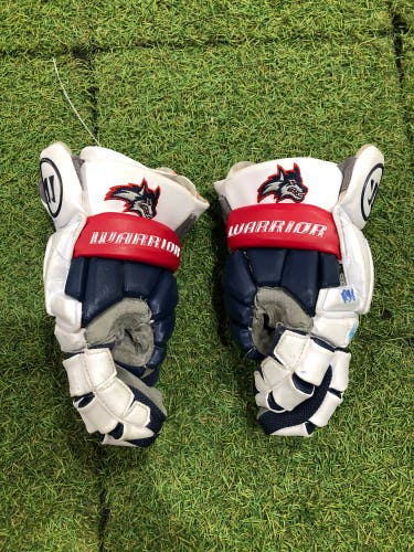 Stony Brook Medium Warrior Burn XP Lacrosse Gloves (Used)