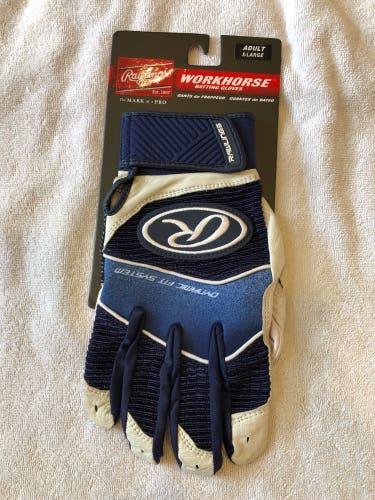 XL Rawlings Workhorse Batting Gloves (Used)