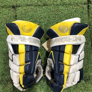 Michigan Medium Maverik M4 Lacrosse Gloves (Used)