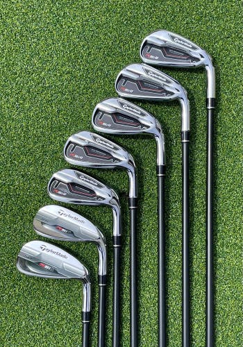 Taylormade RSI 6-PW SW, AW Graphite Shaft M Flex 7 Club Iron Set
