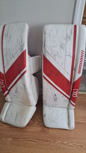 34" Warrior Ritual G6 E+ Goalie Leg Pads (Used)