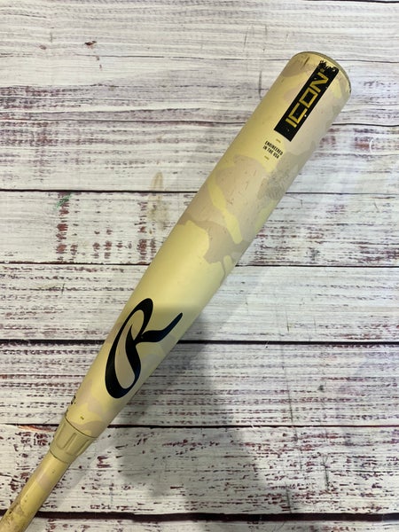 2025 Rawlings Icon Composite Bat BBCOR Certified (-3) Composite 28 oz 31" (Used)