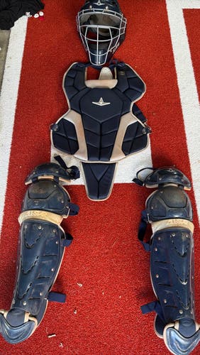 Navy and Grey All Star Top Star Catcher's Set (Used)