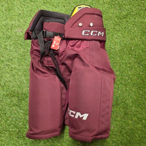 Maroon Senior Small CCM HPTK Hockey Pants Pro Stock (New)
