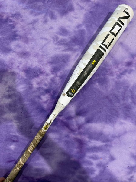 2025 Rawlings Icon Composite Bat USSSA Certified (-8) Composite 23 oz 31" (Used)