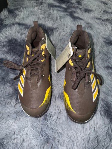 Brown Men's Size M 10.0 (W 11.0) Adult Adidas Icon 6 bounce Low Top Metal (New)