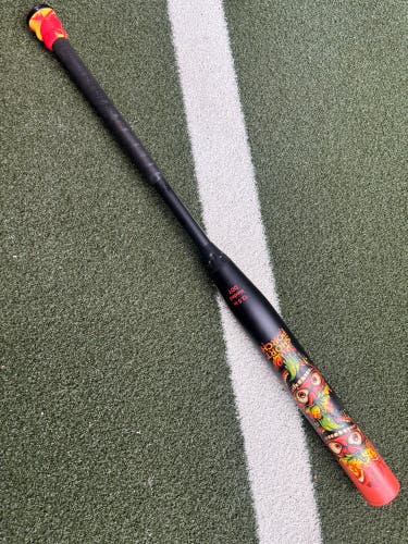2025 Short Porch Psycho Tomato 26.5oz 12.5 barrel Loaded DDT slowpitch composite bat (used)