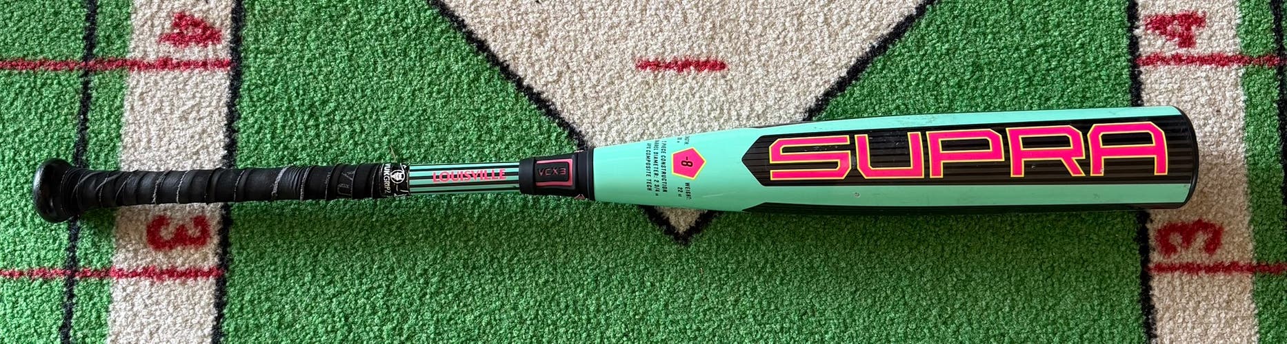2026 Louisville Slugger Supra Composite USSSA Certified Bat (-8) 22 oz 30" (Used)