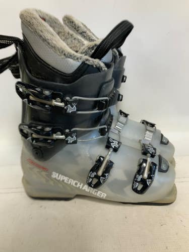 Used Nordica SUPERCHARGER Womens DH Ski Boot Grey 230 MP - J05 - W06 11823-S000041069