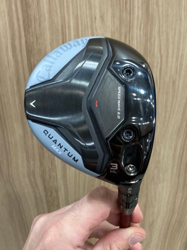 NEW Callaway Quantum Max Right Handed 3 HL Wood | Stiff Flex | Ventus Red Velocore+ Graphite Shaft