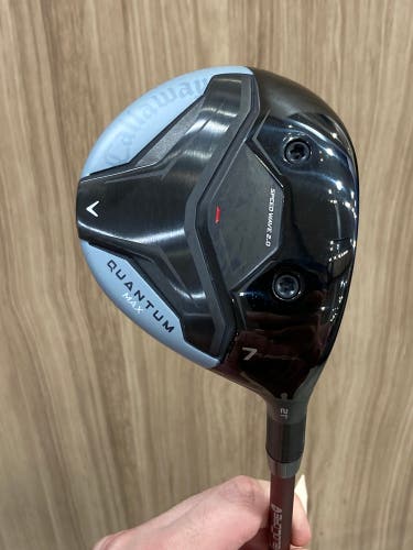 NEW Callaway Quantum Max Right Handed 7 Wood | Stiff Flex | Ventus Red Velocore+ Graphite Shaft