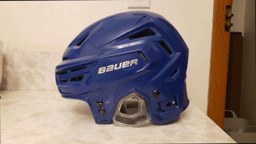 Large Bauer Re-Akt 150 Helmet (Used) Royal Blue
