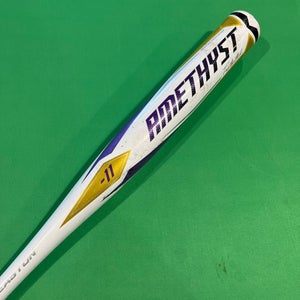 2022 Easton Amethyst Alloy Bat (-11) 19 oz 30" (Used)