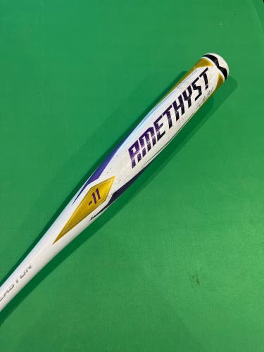 2022 Easton Amethyst Alloy Bat (-11) 19 oz 30" (Used)