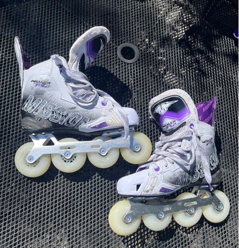 BAUER MISSION INHALER FS2 INLINE HOCKEY SKATE - INTERMEDIATE