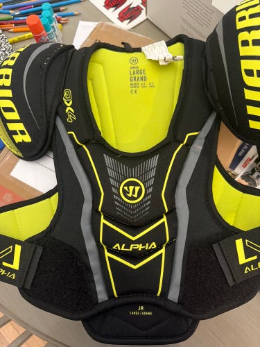Youth Large Intermediate Warrior Alpha DX Shoulder Pads (Used)