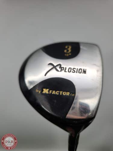 XPLOSION BY X FACTOR  3 WOOD 16* STIFF AEROSPEED XTREME  FAIR