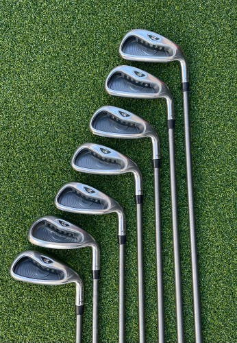 Taylormade R7 HD 6-PW + SW + AW Steelfiber Shafts 7 Club Iron Set