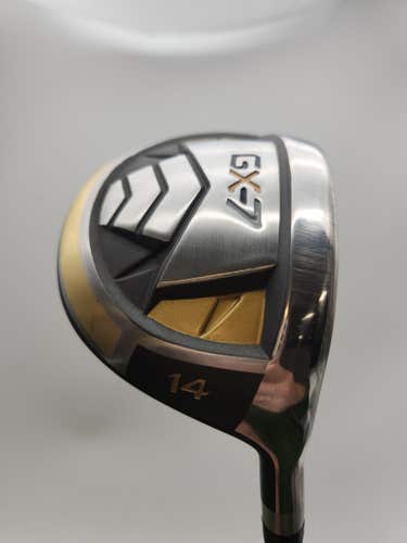 GX7 3 WOOD 14* SENIOR STOCK GRAPHITE 45G +HC GOOD
