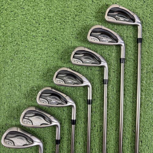 Callaway Steelhead XR Iron Set 5-PW AW Recoil 660 F3 Regular Flex Graphite