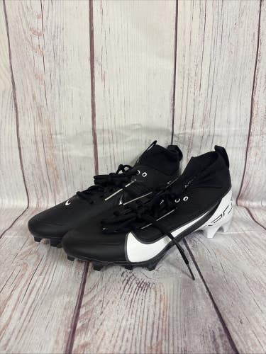 Nike Vapor Edge Pro 360 2 Black White Football Cleat Men's DA5456-001 Size 13 US