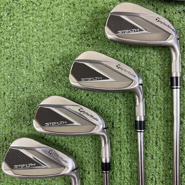 Taylormade Stealth Iron Set 5-PW AW KBS Max MT Regular Flex 85g