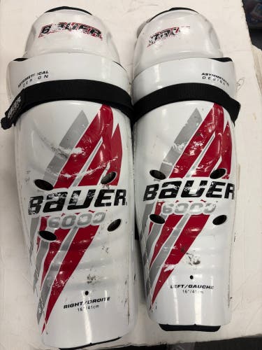 Senior Bauer Nexus 6000 16" Shin Pads (Used)