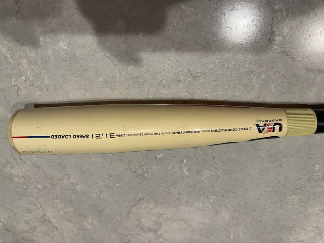 2025 Warstic Bonesaber Hybrid USABat Certified Bat (-10) 21 oz 31" (Used)