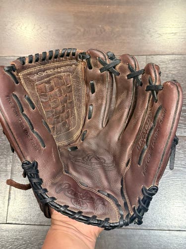 Used - Good Condition Rawlings RBG36DB 12.5” Zero Shock Leather Baseball Glove Dk Brown RHT