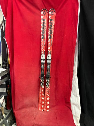 Skis: Volkl 168 cm All Mountain Skis With Bindings (Used)