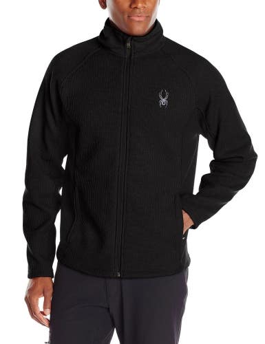 NWT SPYDER CORE CONSTANT SWEATSHIRT FULL ZIP THICK FLEECE WARM MEN SIZE L $180