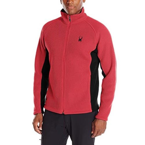 NWT SPYDER CORE FOREMOST SWEATSHIRT FULL ZIP THICK FLEECE WARM MEN SIZE M $180