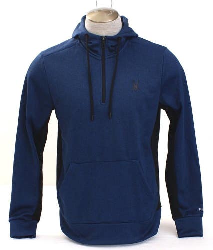 NWT SPYDER ACTIVE HOODIE 1/4 ZIPPER ATHLETIC SWEATSHIRT MEN SIZE XL