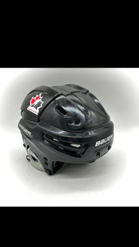 Bauer Re-Akt - Hockey Canada Used Large Pro Stock Helmet (Black)