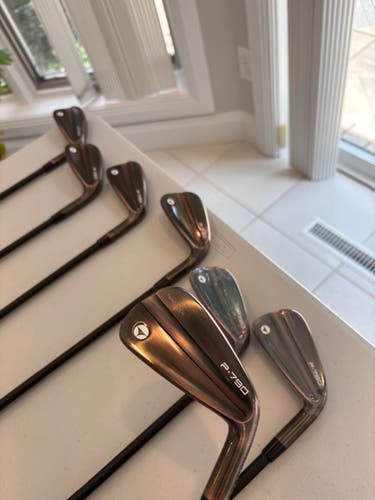 TaylorMade P790 Aged Copper Iron Set Stiff Flex (New)