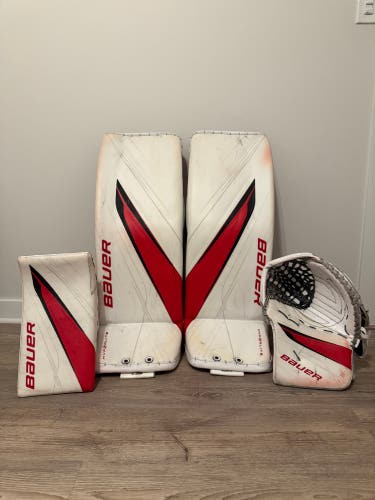 34" Bauer Hyperlite 2 Goalie Pro Custom Full Set (Used)