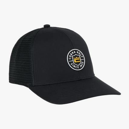 NEW 2026 Cobra Shield Trucker Black Adjustable Snapback Hat/Cap