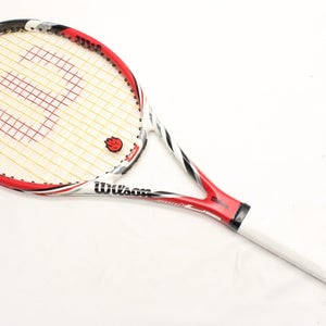 WILSON BLX STEAM 95 TENNIS RACQUET (4 1/4) NEW GRIP. JAPAN DEALER DEMO!!