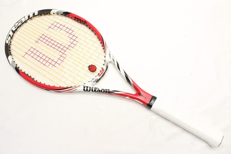 WILSON BLX STEAM 95 TENNIS RACQUET (4 1/4) NEW GRIP. JAPAN DEALER DEMO!!