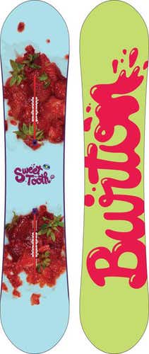Unisex Burton Sweet Tooth Snowboard All Mountain With Bindings True Twin 145 cm (New)