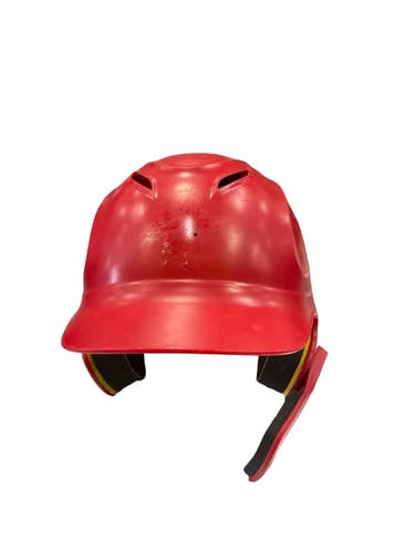 Used Under Armour HELMET Batting Helmet No Mask Red One Size 11859-S000032747