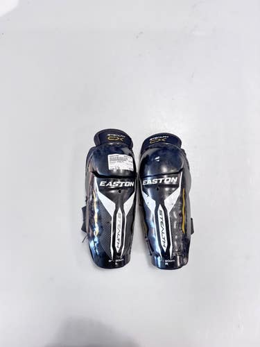 Used Easton STEALTH Youth Shin Guards Black 8" 11860-S000313397