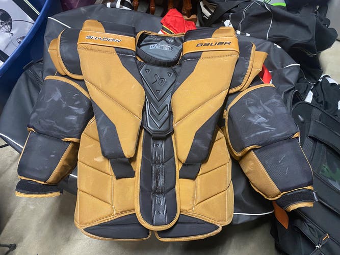 Large Bauer Supreme Shadow Goalie Chest Protector Pro Stock (Used)