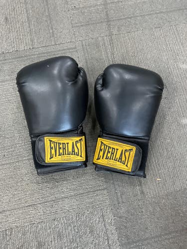 Used Everlast Boxing Gloves Black Senior 11614-S000241605